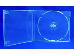 100 New 10.4mm Super Clear Single Poly CD Cases w/Sleeve & M-Lock Hub FD1010