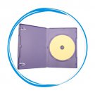 100 14mm Purple Single Disc DVD Case D14SDPRL
