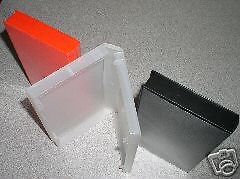 100 STANDARD VHS CASES - WHITE - PSV12 NO HUB