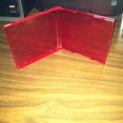 100 STANDARD CD JEWEL CASES, RED NO TRAY BL100 RED