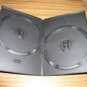 100 BLACK SUPER SLIM DOUBLE 2 DVD  CASES - PSD34