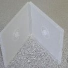 1000 CLEAR DOUBLE POLY CD CASE DVD CASES - PSC34