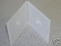 1000 CLEAR DOUBLE POLY CD CASE DVD CASES - PSC34