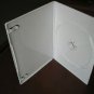 100 NEW SLIM 7MM SINGLE DVD CASES, WHITE  PSD16