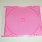 200 5.2mm SLIM CD JEWEL CASE W/ PINK TRAY- PSC16PNK