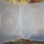 500 SLIM QUAD DVD CASES, CLEAR -  PSD77