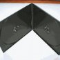 200 7MM DOUBLE POLY CD/DVD CASE W/SLEEVE, BLACK - PSC9