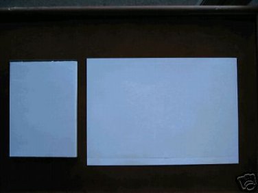 1000 DVD CASE INSERTS MATTE WHITE FOR DVD ARTWORK - MB6
