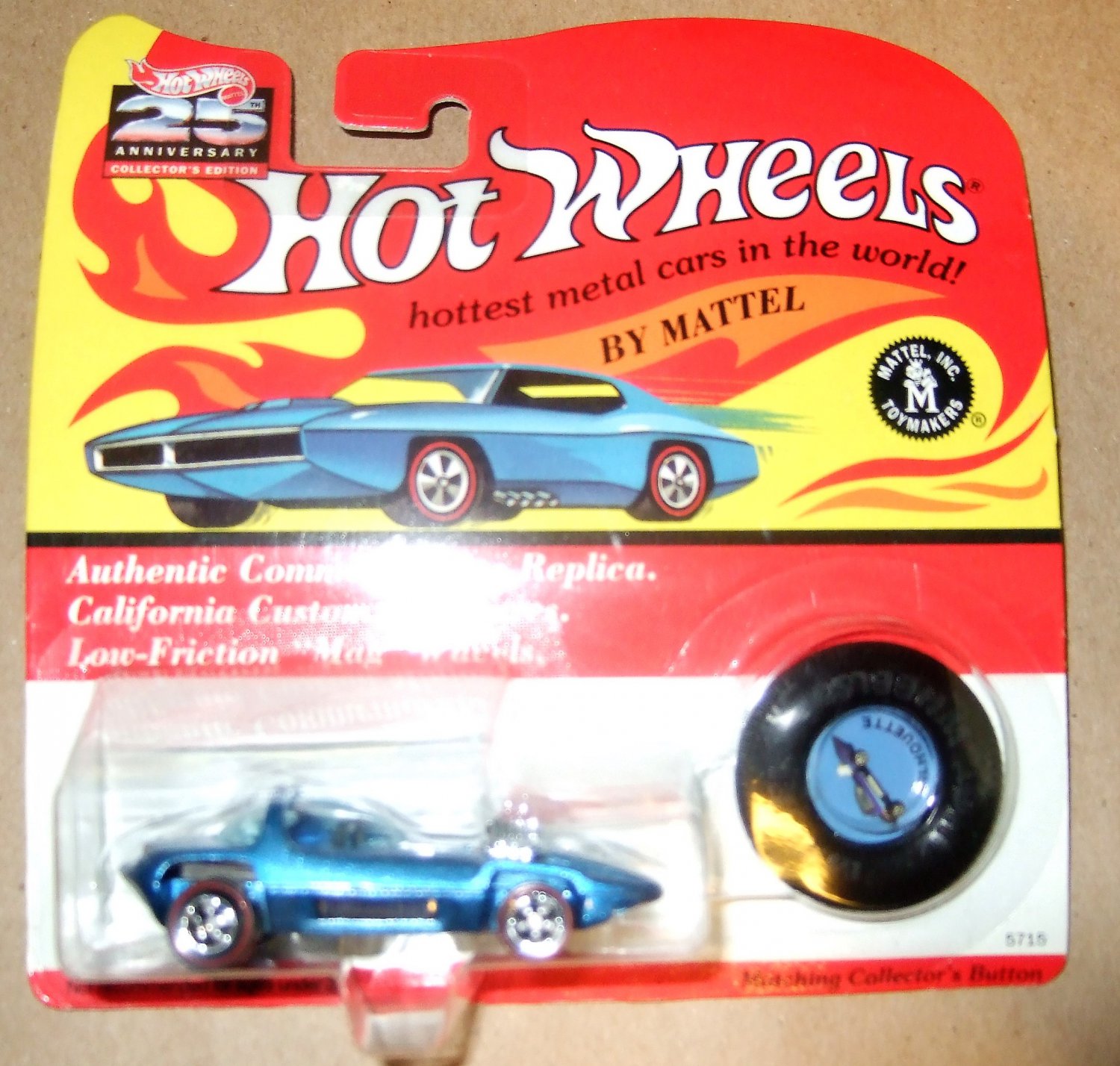 hot wheels 25th anniversary
