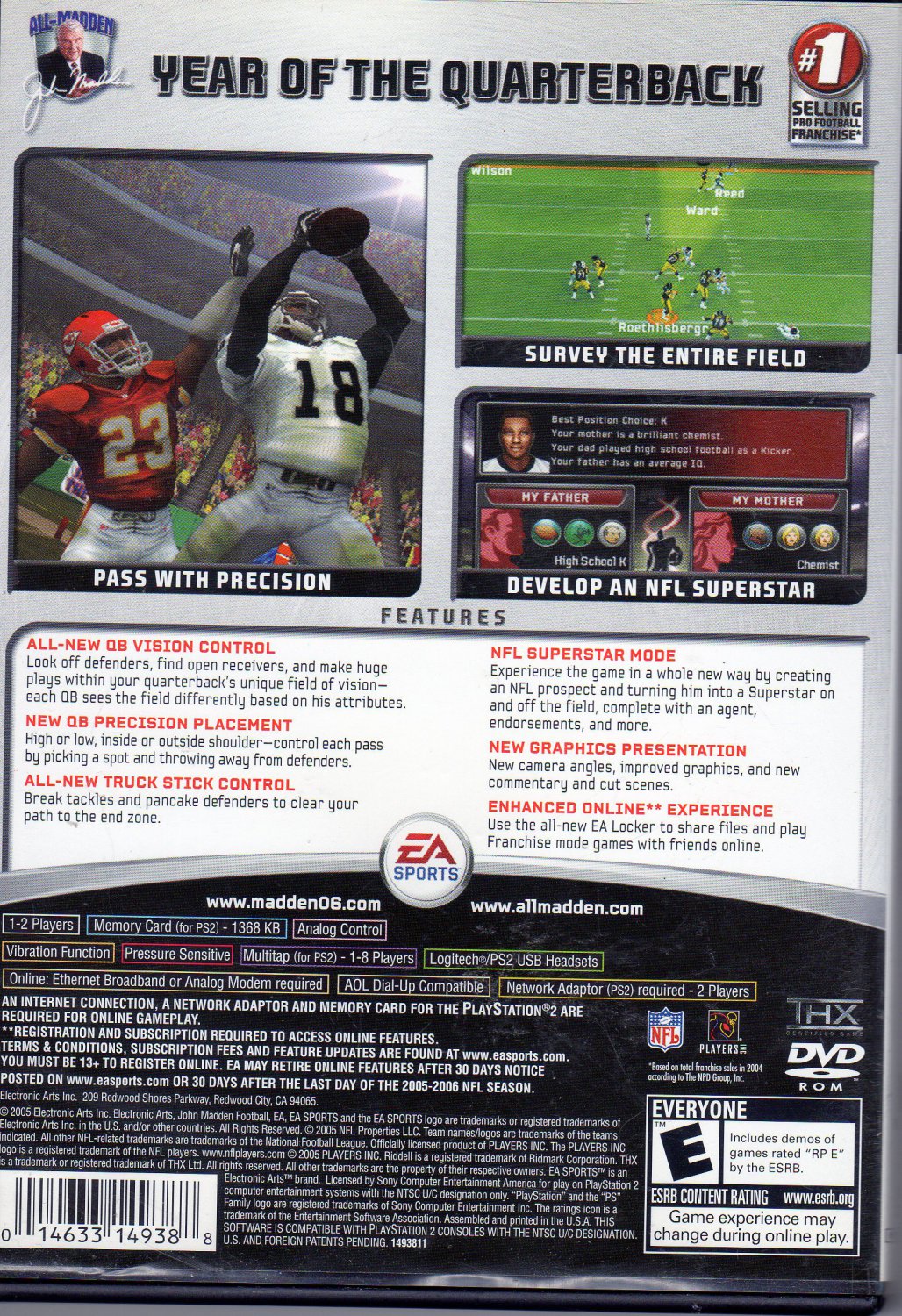 Madden NFL 06 (Sony PlayStation 2, 2005)