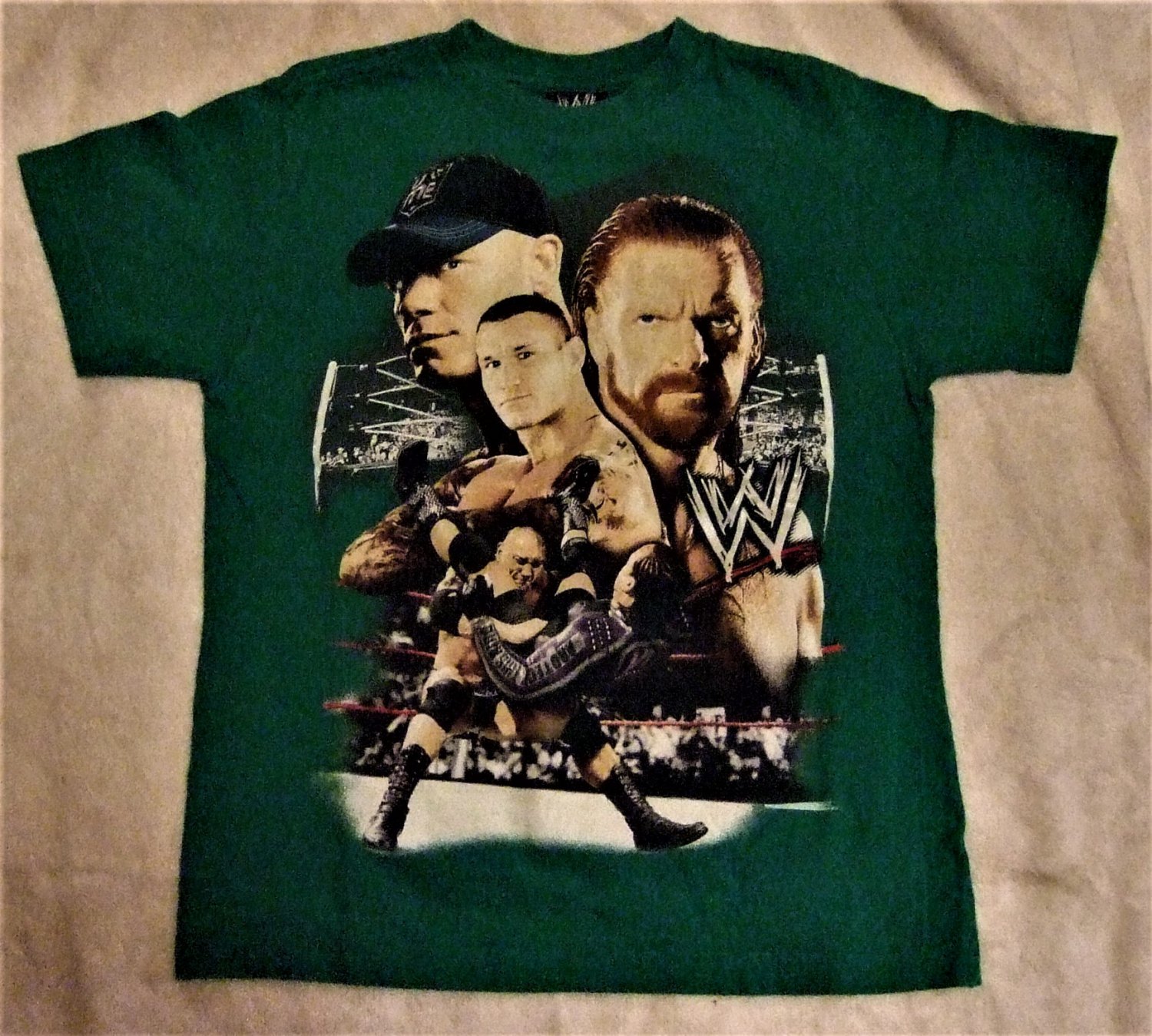 WWE Green Boys T Shirt