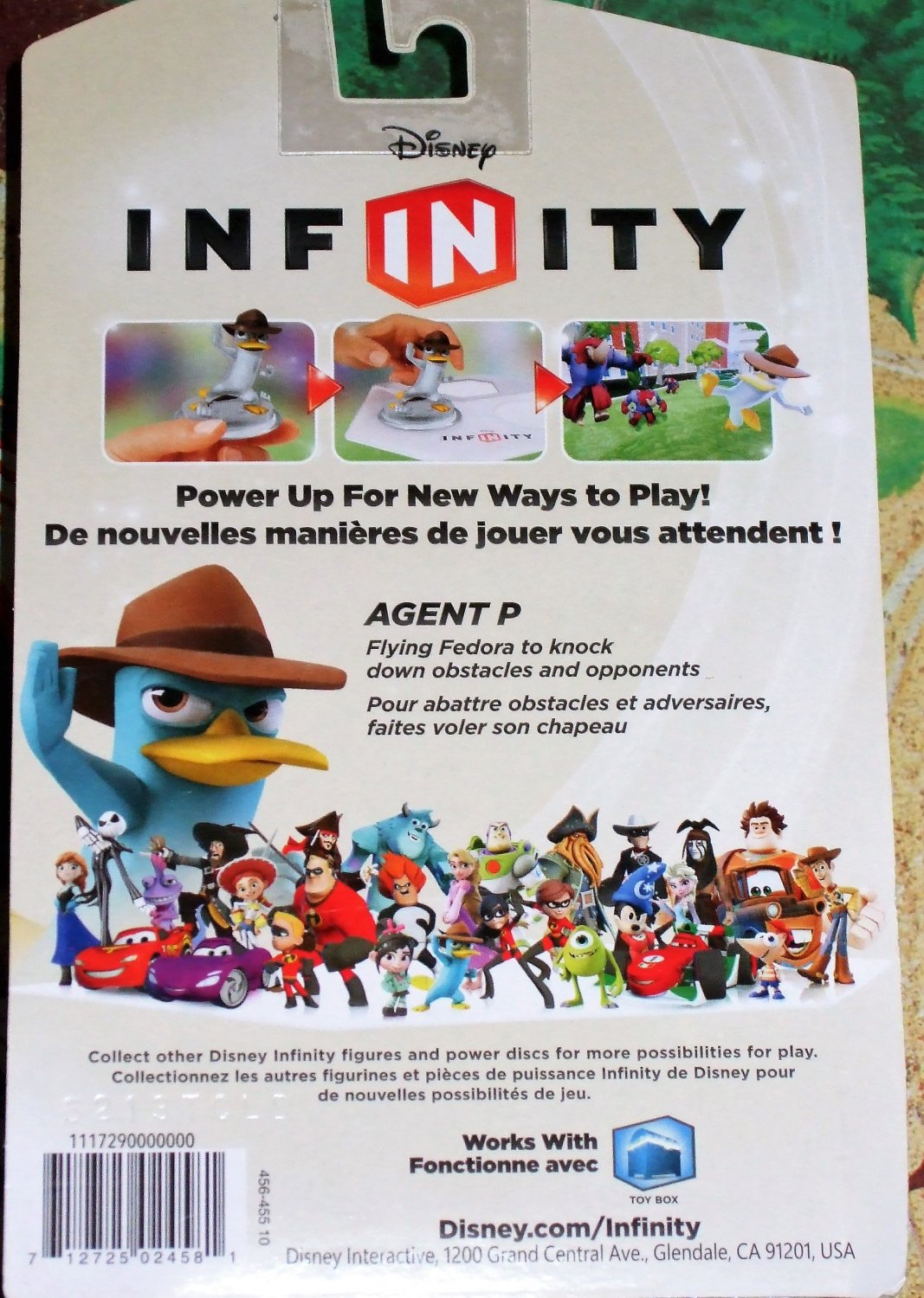 disney infinity crystal agent p