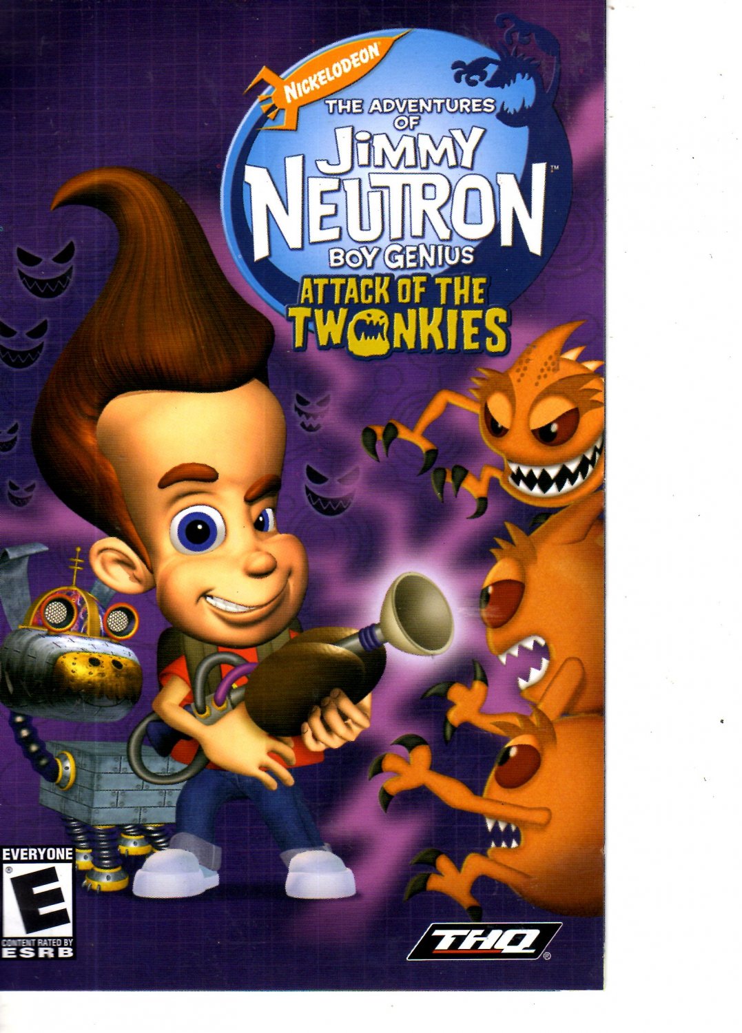 Jimmy Neutron Boy Genius Attack Of The Twonkie Playstaion 2