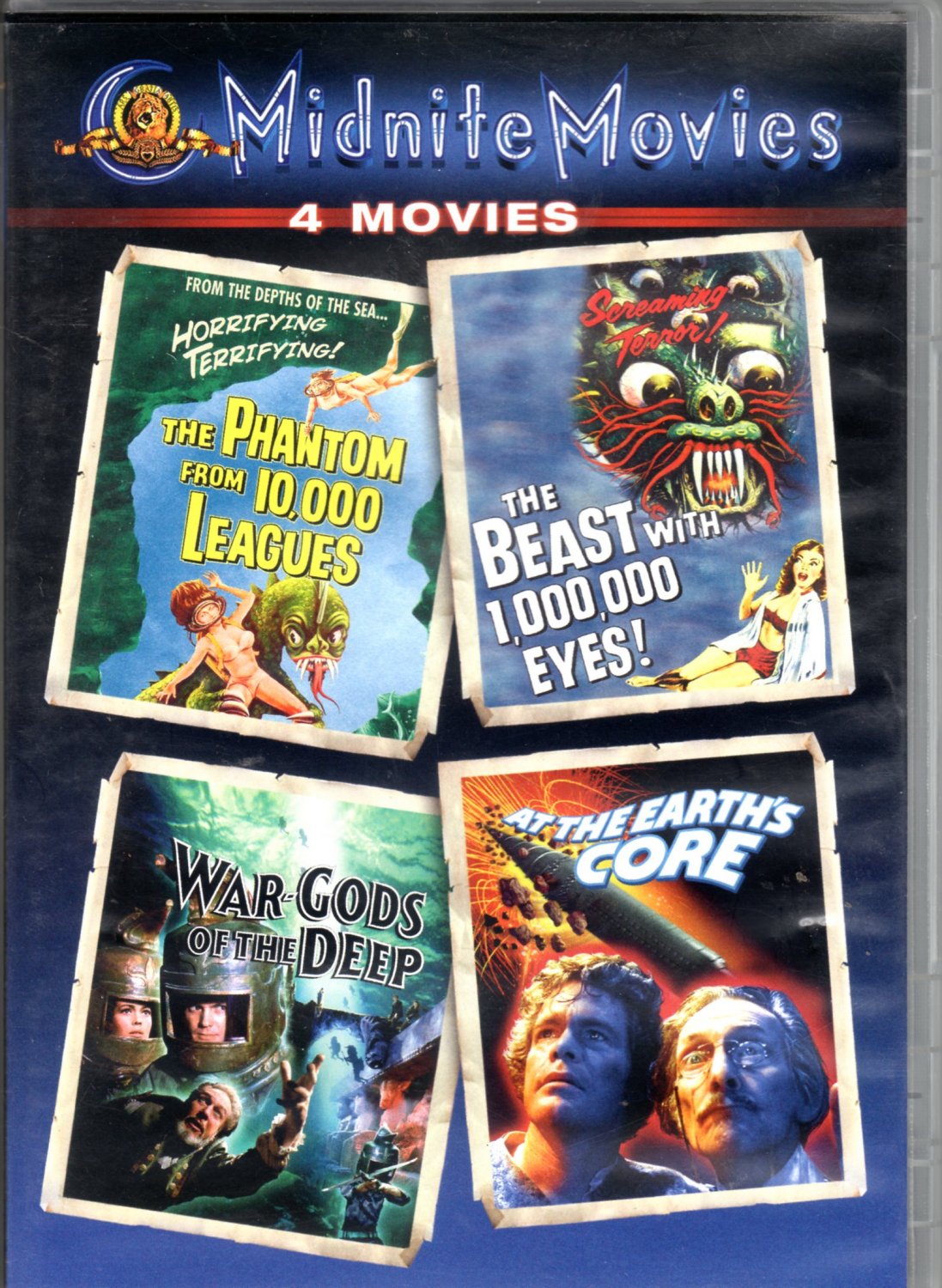 Midnight Movies 4 Movies on DVD