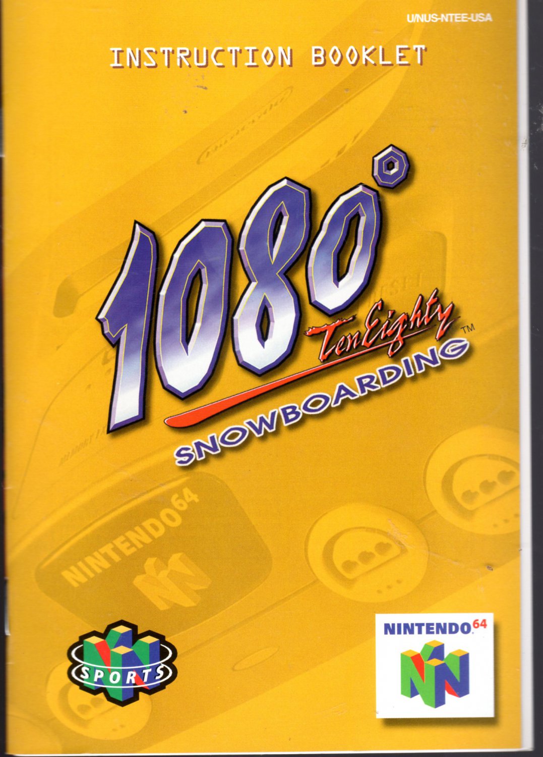1080 Ten Eighty Snowboards Instruction Booklet ONLY