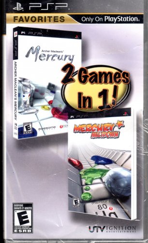 Mercury & Mercury Meltdown 2 Games In 1  (PSP) Brand New
