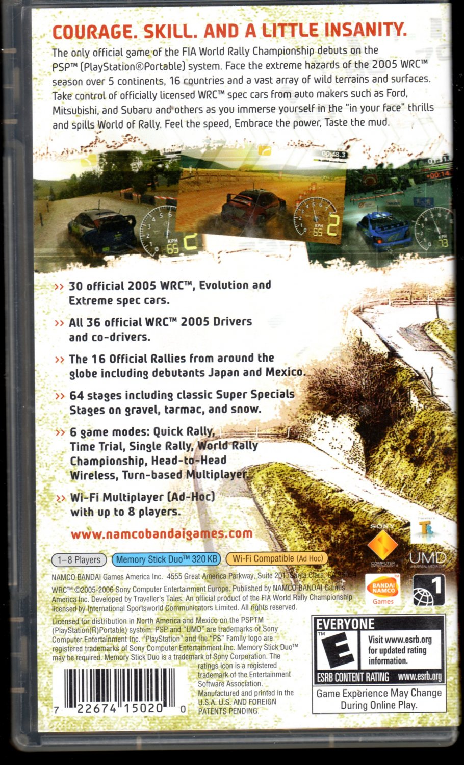 WRC Fia World Rally Championship Game ( Sony PSP)