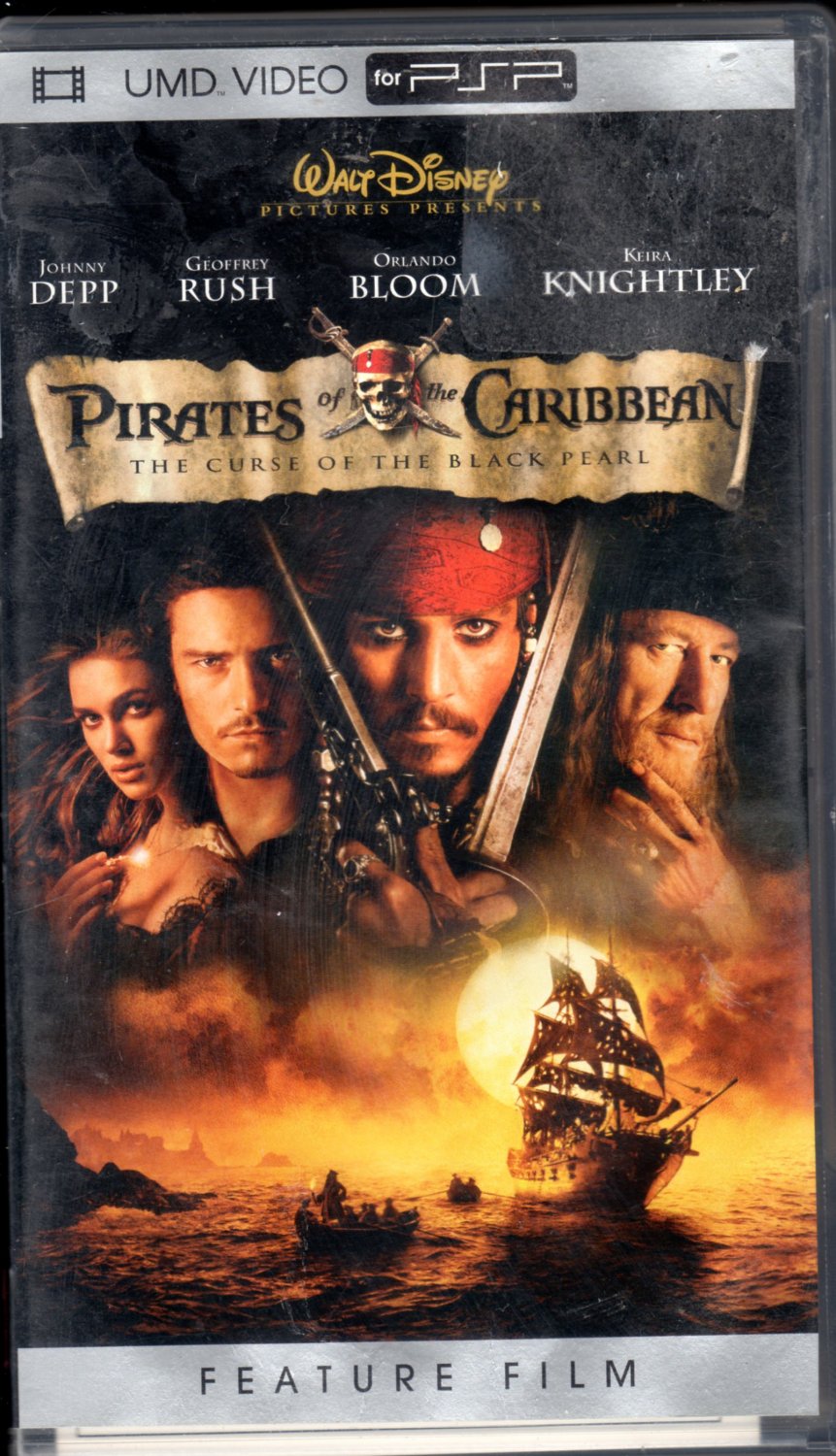 Pirates Of The Caribbean Crurse Of The Black Pearl UMD Video For PSP