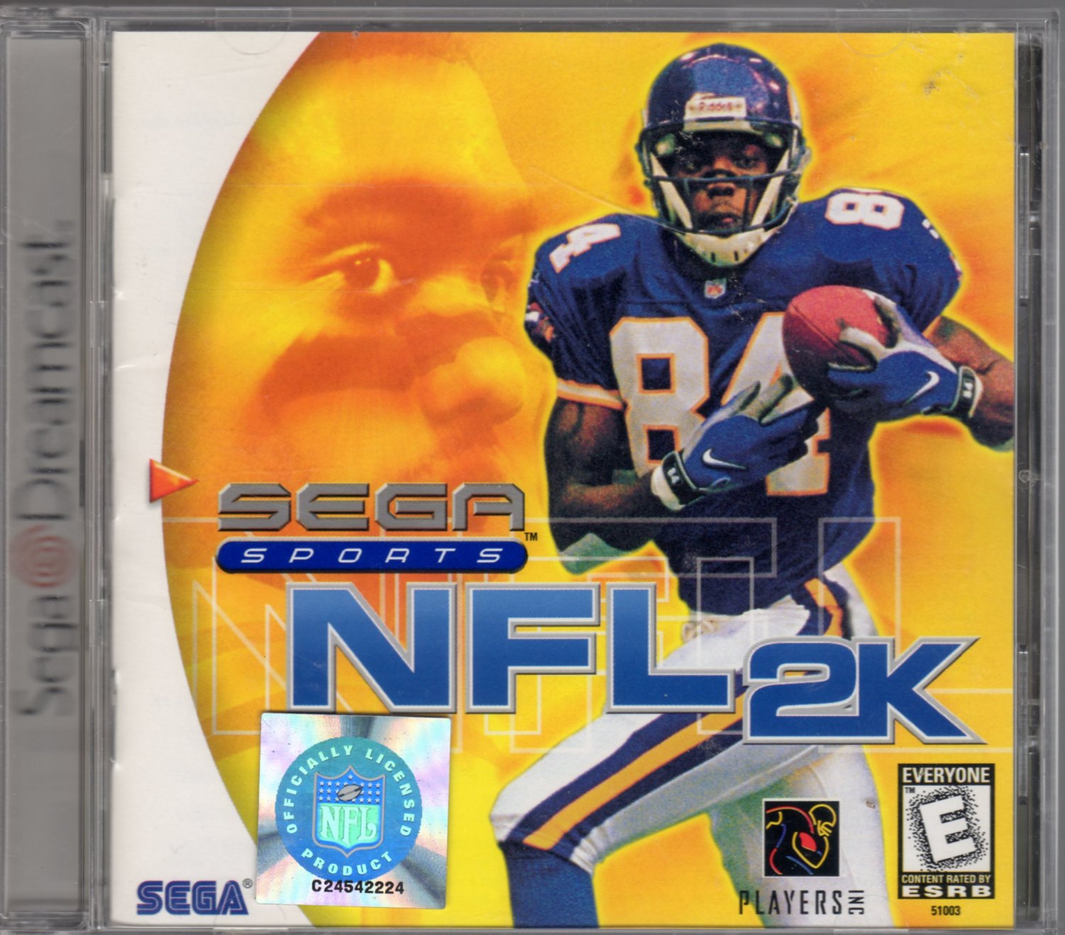 Sega Sports NFL 2K Dreamcast Game