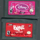 Disney Princess & Bratz Rock Angel Gameboy Advance Games