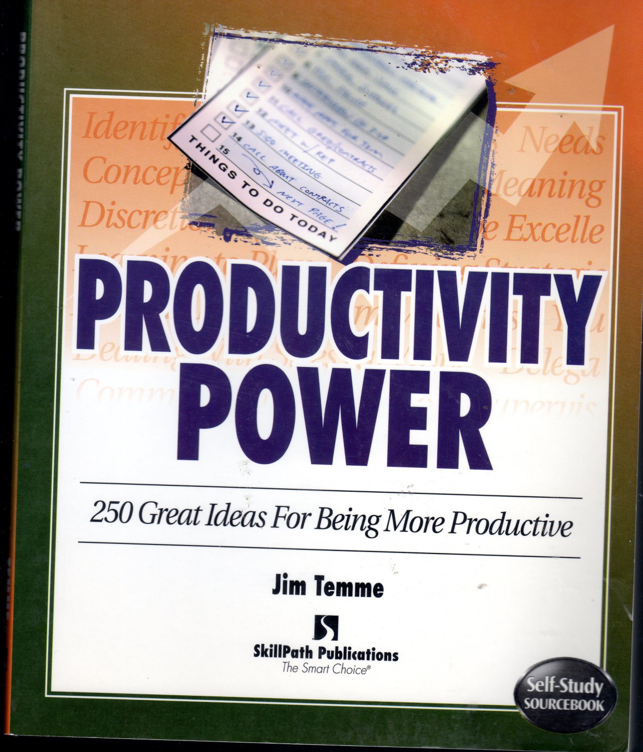 Productivity  Power Book  By Jim Temme