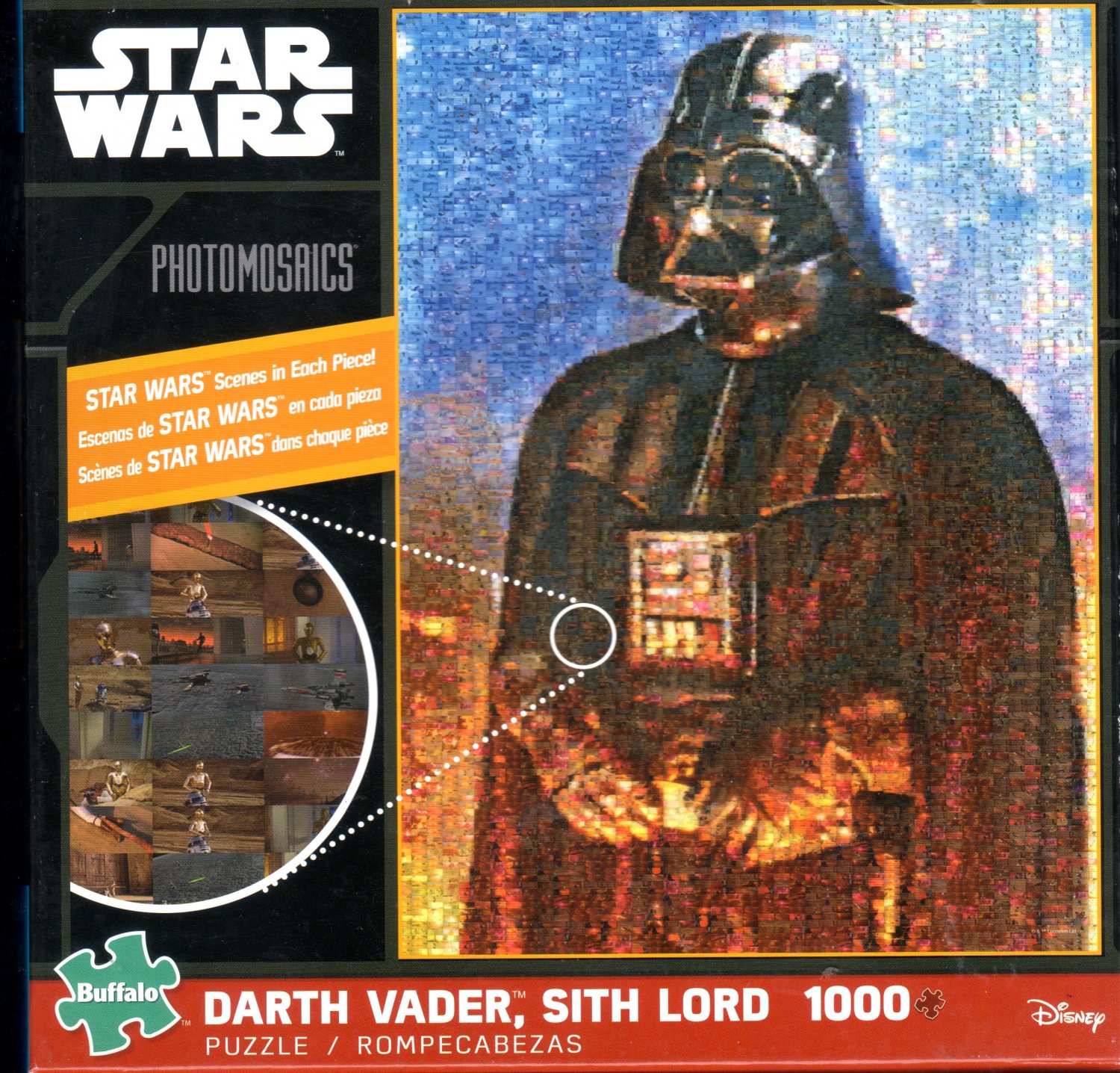 darth vader shaped puzzle