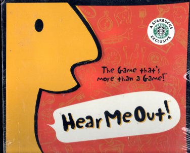 STARBUCKS EXCLUSIVE "HEAR ME OUT"! BOARD GAME "BRAND NEW Un-Opened"