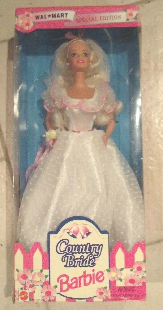 Country Bride Barbie Walmart Special Edition 1994 New In Box!