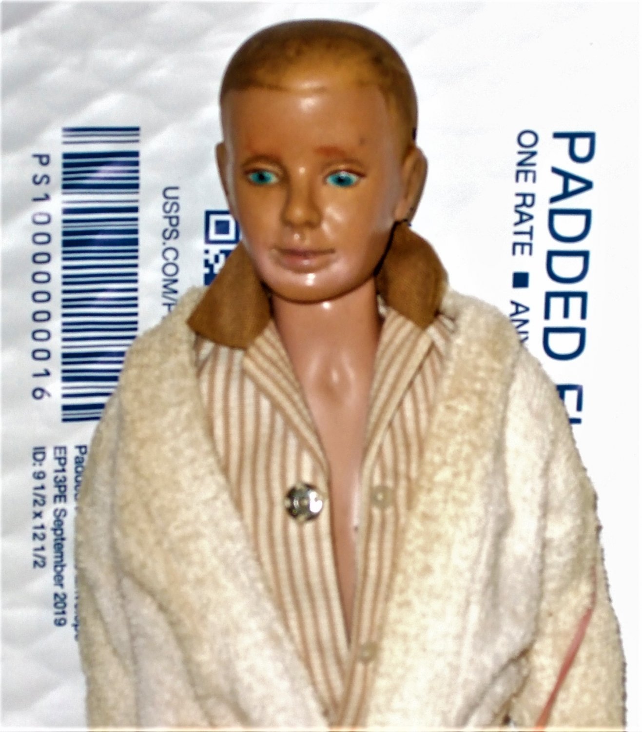 Vintage Blonde KEN Doll With Pajama's & Robe