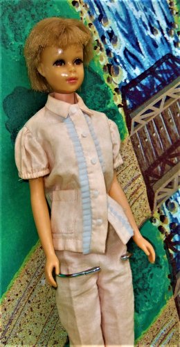 Vintage Short Haired Francie Doll
