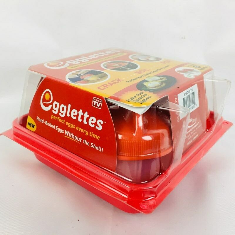 Egglettes Hard Boiled Egg Pods, Set of 4, As Seen on TV