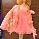 Vintage TNT Barbie with Pink Nightgown and Robe