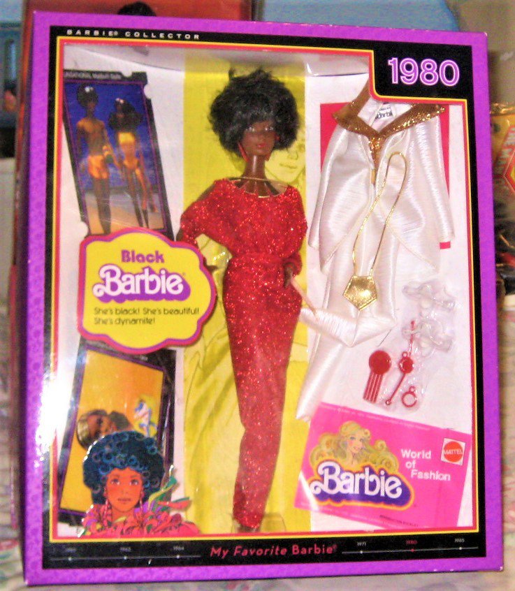 My Favorite Black Barbie Doll. - 1980 - NRFB - AA