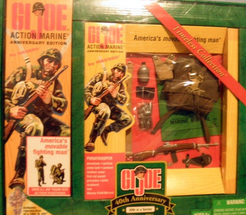 G. I. Joe - 40th Anniversary 20 th in Series Action Marine Paratrooper ...