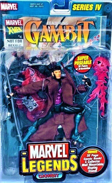 Marvel Legends Gambit - action figure MOC series IV 4 X-Men
