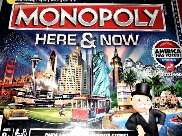 Monopoly Here & Now - Board Game (Brand NEW, Factory Sealed)
