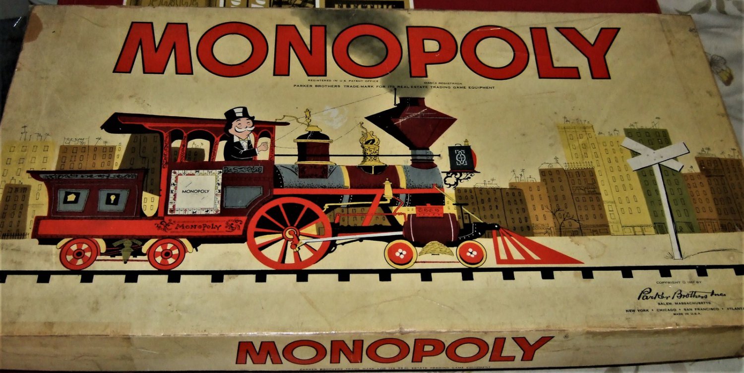 MONOPOLY Board Game: complete 1957