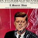 John Fitzgerald Kennedy A Memorial Record Album 33 RPM