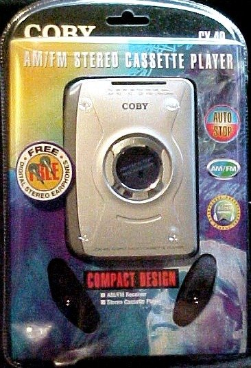 AM/FM Stereo Cassette Player by Coby CX49 (Personal)