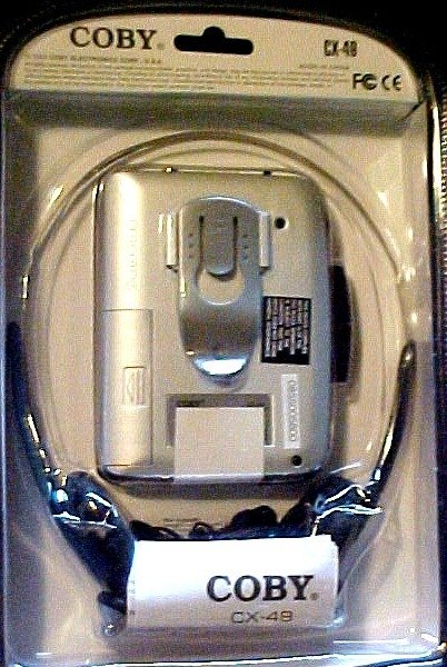 AM/FM Stereo Cassette Player by Coby CX49 (Personal)