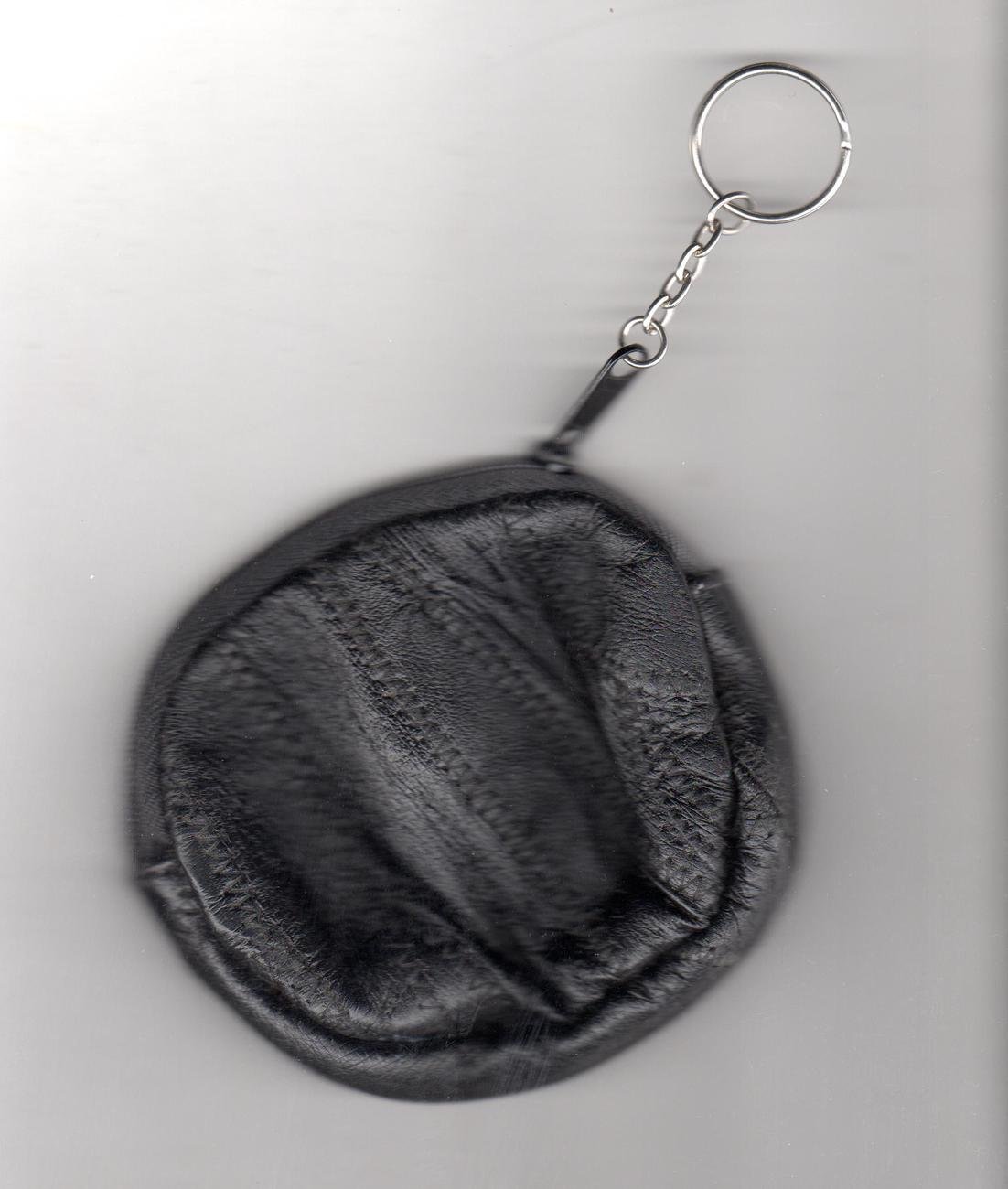 Leather Change Purse and Key chain
