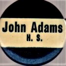 John Adams High School New York 1920's - pinback