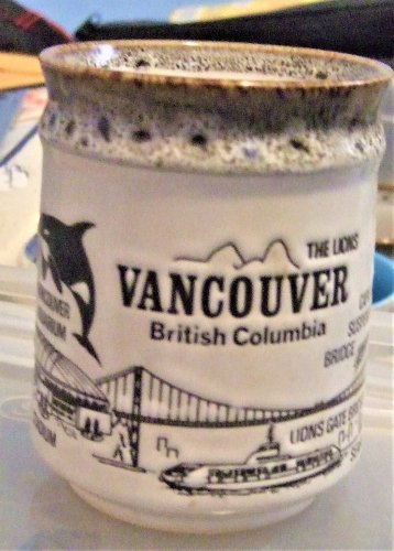 Collectible Mug - Vancover, British Columbia, Souvenier Mug