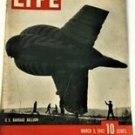 Life Magazine 1942 - March 9,1942 US Barrage Balloon, Sir Stafford Crip...