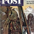 The Saturday Evening Post Magazine - February 3, 1945 John Atherton Cover