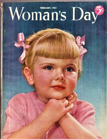 Vintage Woman's Day Magazine February 1951