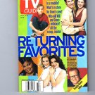TV Guide Sept. 9-15, 2000 - Volume 48, No. 37, Issue #2476 Returning Favorites