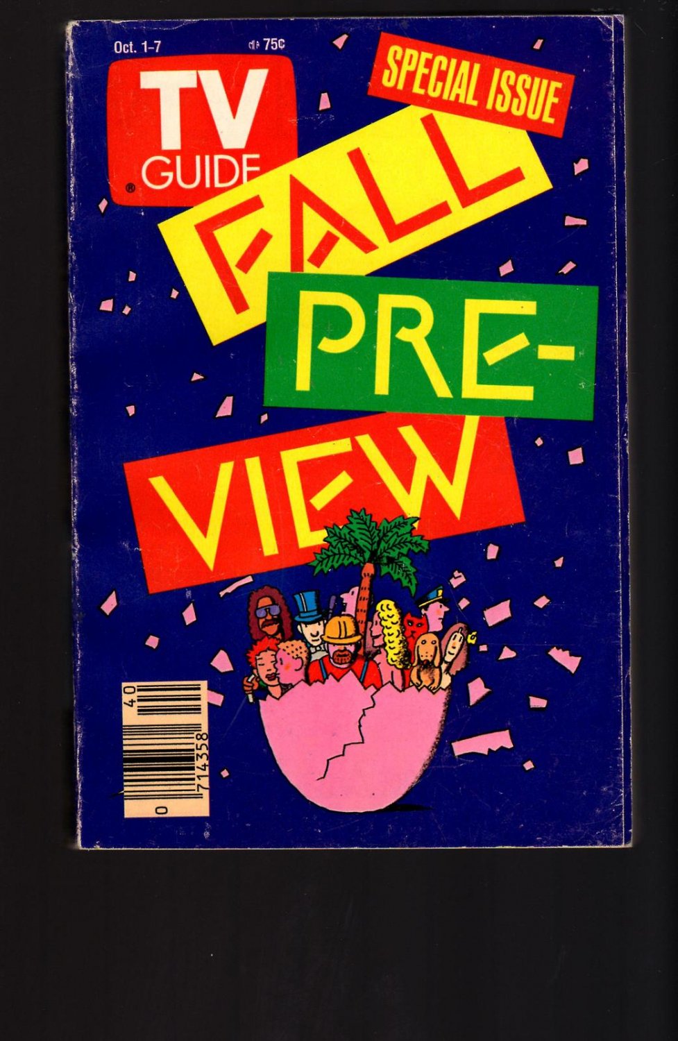 TV Guide Oct 1-7, 1988 Vol. 36,No 40