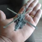 DIY 3D Puzzle Stainless Steel Model AH64 Apache Helicopter You Build Copter