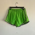 Nike Tempo Running Shorts Neon Green Animal Print Trim size M Nike Tempo Running Shorts Neon Green Animal Print Trim size M